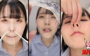 Internet Premiere - Miina Konno's Exclusive Snot - Nose Fetish