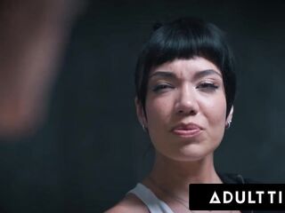 ADULT TIME - LESBO SEX JUNKIES GROUP-SEX FUCKFEST! Sarah Arabic, Reagan Foxx, Little Puck & GREATER AMOUNT!