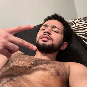 Releasing Two Big Loads From My Hairy Cock and Full Balls After 33 Days No Nut