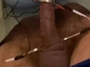 Paraplegic cumming in standing frame