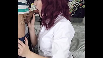 He came over to study, but we ended up fucking and I got a messy facial