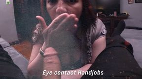 Eve gives Handjob with direct Eye Contact 1
