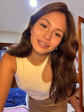 Latina beauty teases in a solo video