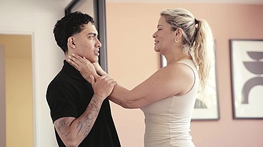 Stepmother Is Caught Cheating and Pays for His Silence With Sex