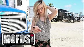 (Lexi Lore) Just Broke Up With Her BF And Left Alone In The Parking Then (Jesse Black) Cums On Her Mouth - Mofos