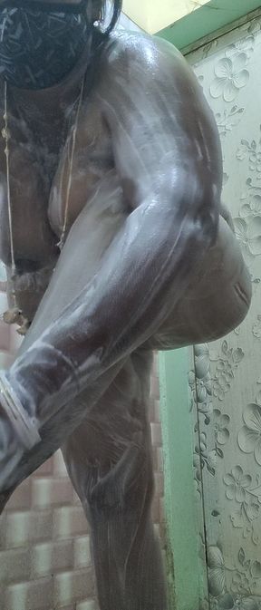 My wife bath