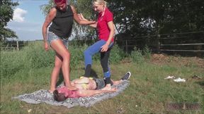 Outdoor Bananas Crushing Party