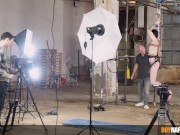 Top dom Xavier Sibley gives anal fucking to sub Oliver Wesley
