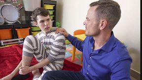 Dakota Lovell fucks a toy and then his stepdad Trent Summers