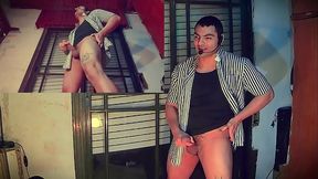 1, 2, 3, Sexy al microfono - Movimientos pelvicos deliciosos de baile sensual en Masturbacion