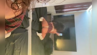 Pink Vagina, Latina Vagina, Skinny Curly Hair Short 💝 Latina Skirt