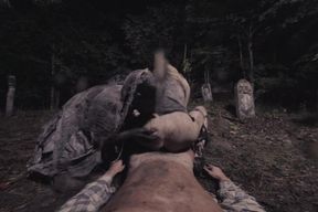 X Virtual 11 Walking Zombies in 180°