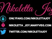 Nikoletta shows her holes