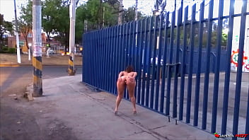 Alert! DANNA HOT without clothes in very public places in Mexico City during the day