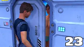 Big-Titted MILF Invites You for Steamy Shower Sex in Spacy Hentai Game