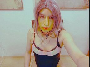 Sissy Crossdresser Touching Herself