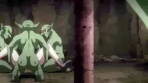 Innocent Maiden Surprises Goblins with Fiery Lust in Steamy Dungeon Tryst