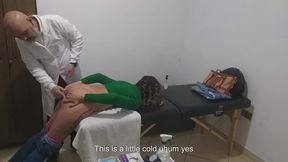 Real Doctor Examines the Patient's Anus and Breasts