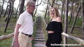 Dutch MILF Ivy Passion enjoys outdoor fucking with big rods