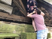 Sex at an abandoned barn - amateur couple Dirty Desire