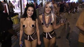 Hot Girls Roam The Street In Various Stages Of Nudity Fantasy Fest 2019