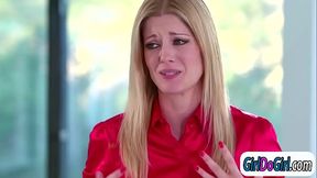 Teen lesbian student seduces and facesits teacher