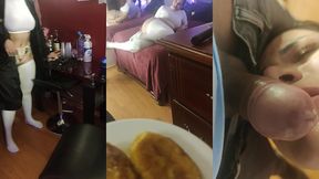 aleja la potra nos envia un videito de como seduce al nuevo empleado de la hostal