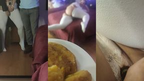 aleja la potra nos envia un videito de como seduce al nuevo empleado de la hostal