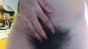 Hairy dance show 2  Big hairy pussy &mdash;  armpits and asshole  Sweater