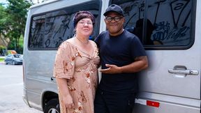 bbw mature rough ass fisted during bus drive