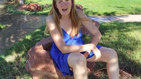 Hot Stepmom On Park Grass Nude
