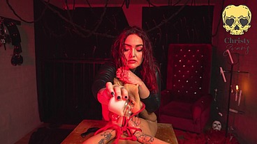 Dominating and Biting Danyel Mast First BDSM Session No 1