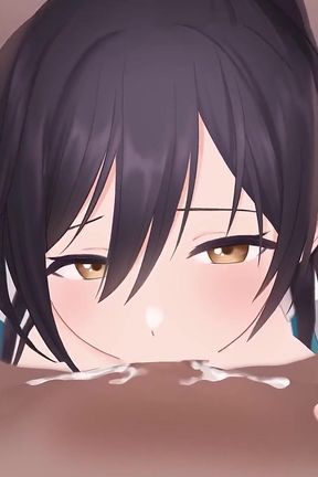 Shirase Sakuya Titfuck with Blowjob