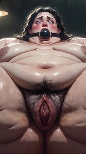 Virgin SSBBW with Hairy Pussy in Bondage - Scared but Desperate for First Cock