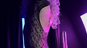 super hot femboy shows off bubble butt while setting up for video shoot (cute femboy)