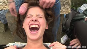 Czech garden party 1 - part 2 biggest ass show