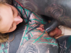 Inked anuskatzz orgy with tattoo friends Lisa Rocketcoc