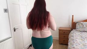 Stepmom Strips Naked in Leggings and underwear