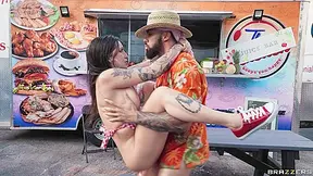 Food Truck Serves Big Oily Ass With James With Anna James, Anna Chambers And James Angel