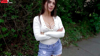 Caught in the Act Public Agent Tru Kaits Daring Outdoor Affair