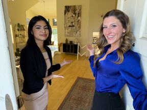 Addison Vodka Teaches Hazel Heart How to Fuck Clients at Open House - Trainee Gets Double Blowjob &amp; Rides Cock in Hot Threesome