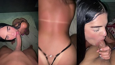 Levei um fã para o motel e acabou arrebentando meu cuzinho no pelo