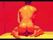 COMIC SLUT HUNGRY FOR COCK