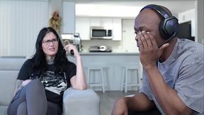 Gamerboy cums for goth Sue Storm