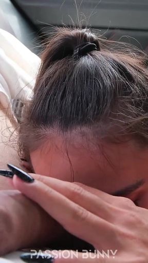 Wife's Friend Help Me with Cumshot in Car - Cheating POV