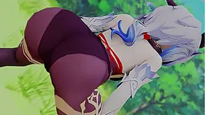 Hentai bitches shaking their ass