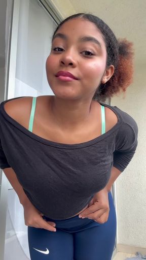 Sporty Girl in Tank Top