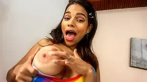 Playful Mila Garcia In ***Costume Shows Me Her Great Tits