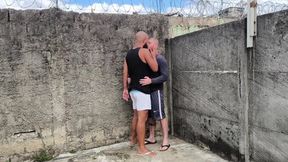 Backyard Blowjob.