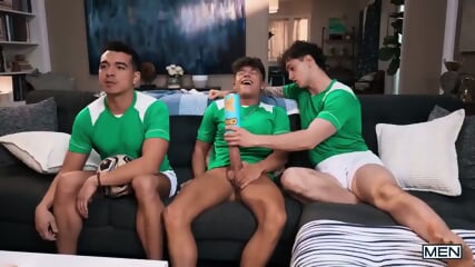 A World-stopping Football Match, Friends Have  Celebrate Victory